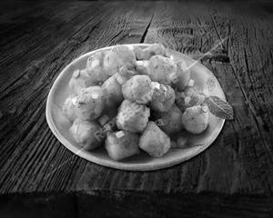 Chilli Garlic Potato Bites