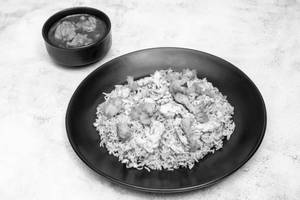 Egg Garlic Fried Rice With Chilli Chicken [3pc] Boneless