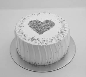 Sprinkle Heart Cake 
