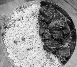 Veg Fried Rice+ 2 Pc Chicken Curry