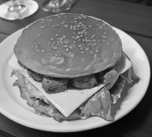 Paneer Tikki Cheese Burger