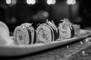 Spicy Mushroom Sushi