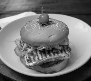 Grilled Paneer Slice Burger