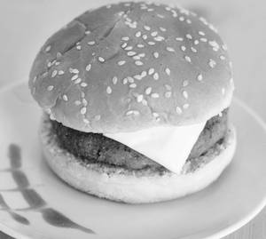 Aloo Tikki Cheese Burger