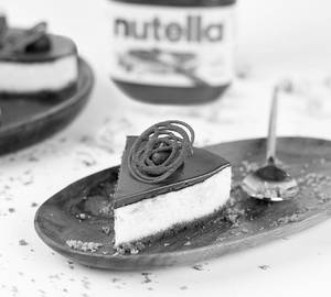 Nutella New York Cheesecake Slice