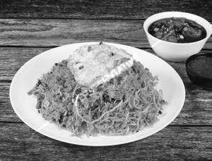 Chicken Triple Fried Rice  