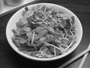 Veg Kway Teow [Malaysian Noodles]