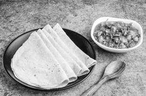 Chana Masala With 5 Hath Roti
