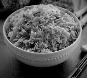 Mix Burnt Garlic Rice