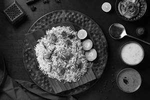 Double Chicken Dum Boneless Biryani