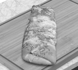 Baked veg cheese roll