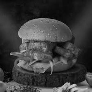 Thekas paneer tikka burger