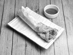 Double Egg Mutton Seekh Roll
