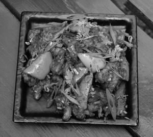Mushroom Manchurian Dry