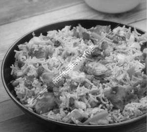 Chicken schezwan fried rice