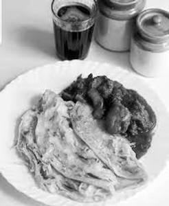 Paratha with chicken curry combo