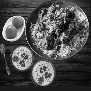 Begum Badshah Mutton Dum Biryani(serves 2-3)