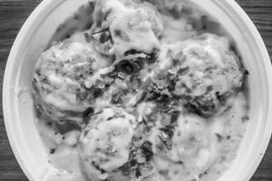 Chicken Meat Balls Spaghetti