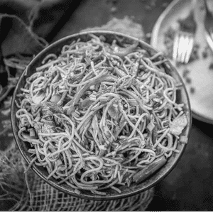 Chicken noodles