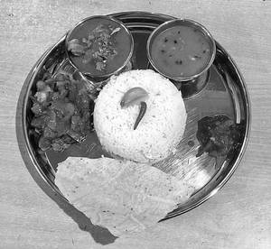 Bengali Thali (chicken)