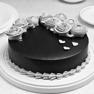 Dark Chocolate Cake Eggless (500Gm)