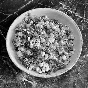 Crackling Spinach And Corn