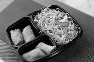 Veg Noodle+veg Manchurian+spring Roll+coke