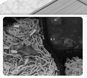 Veg Noodles With Manchurian