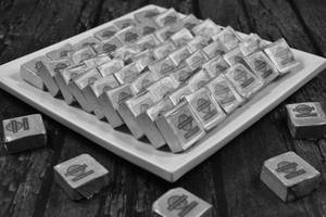 Channa Badam Burfi } Desi Ghee