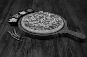 Chicken Seekh Kabab Pizza