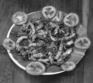Squid fry 