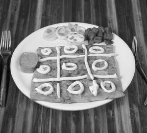 Double Egg Cheese Mughlai Paratha