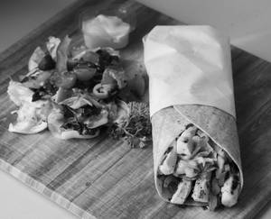 Cottage Cheese Fajita Wrap	