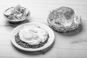 Kheema With Sunny Side Up
