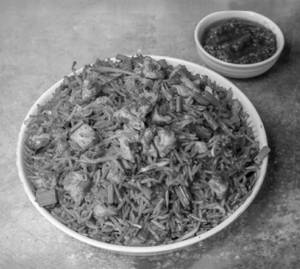 Schezwan Chicken Fried Rice