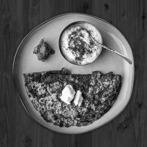 2 Chukandar Paratha with  Special tea healty and fress two Parathas 
