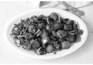 Mushroom Chilli Dry