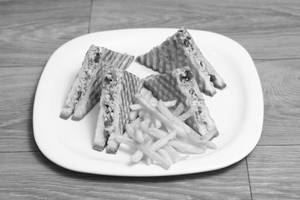 Grilled Paneer Bhurji Sandwich