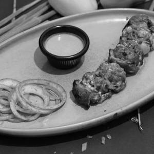 Chargrilled Achaari Mushrooms