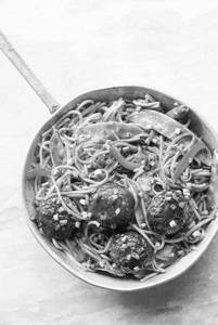 Veg Manchurian Noodles