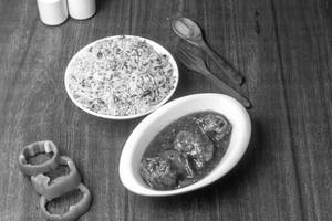 Schezwan Chicken [3pcs] + Veg Fried Rice