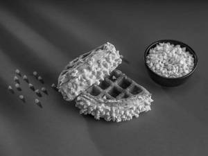 White Chocochip Waffle