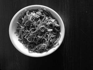 Prawns Burnt Garlic Chinese Noodles