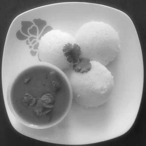 Idli chutney sambar [3pc]
