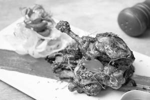 Grill Chicken In Barbeque Sauce