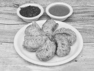 Veg Soya Fried Momos
