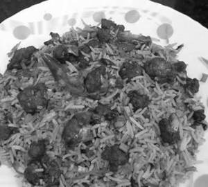 Veg Manchurian Fried Rice