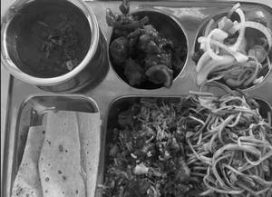 Chk Chinise Thali [fried chk]