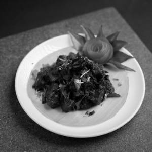 Mutton Liver Milagu Varuval  