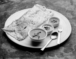 Onion Rava Masala Dosa